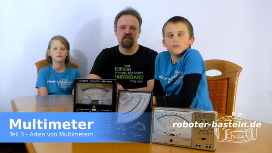Youtube Video: unterschiedliche Arten von Multimetern.